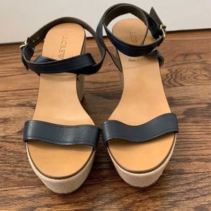 J Crew Platform heels